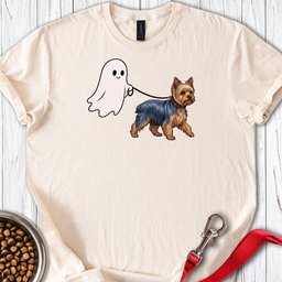 Yorkshire Terrier Ghost Walk T Shirt Gift For Dog Lover