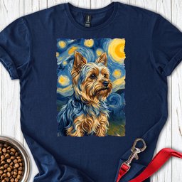 Yorkshire Terrier Van Gogh T Shirt Gift For Dog Lover