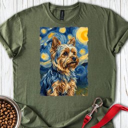 Yorkshire Terrier Van Gogh T Shirt Gift For Dog Lover