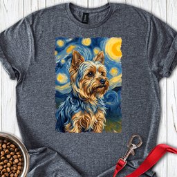 Yorkshire Terrier Van Gogh T Shirt Gift For Dog Lover