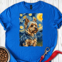 Yorkshire Terrier Van Gogh T Shirt Gift For Dog Lover