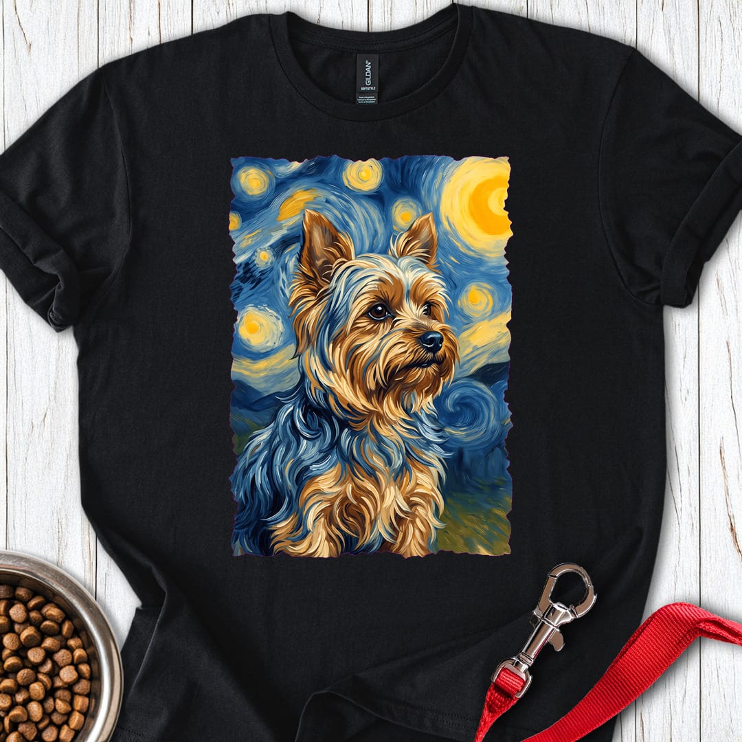Yorkshire Terrier Van Gogh T Shirt Gift For Dog Lover