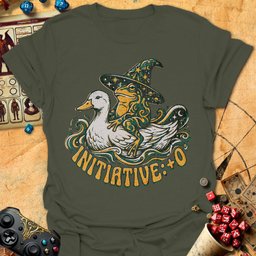Initiative 0 Tee Gift For Tabletop Gamer