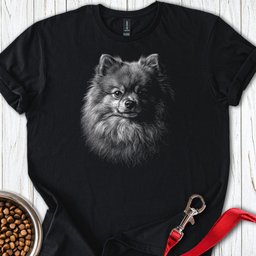 Pomeranian Engraved T Shirt Gift For Dog Lover