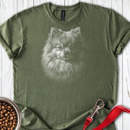 Pomeranian Engraved T Shirt Gift For Dog Lover
