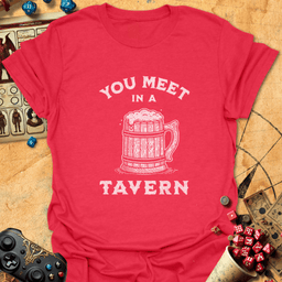 Meet In A Tavern Tee Gift For Tabletop Gamer