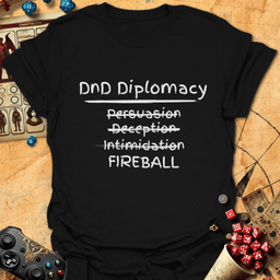 DND Diplomacy Tee Gift For Tabletop Gamer