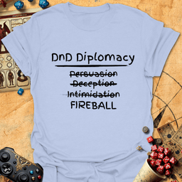 DND Diplomacy Tee Gift For Tabletop Gamer