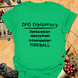 DND Diplomacy Tee Gift For Tabletop Gamer