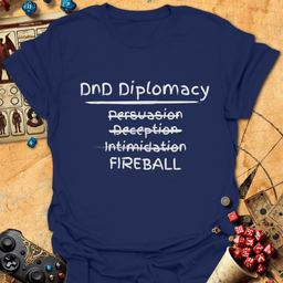 DND Diplomacy Tee Gift For Tabletop Gamer
