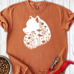 Pomeranian Flowers Premium Tee Gift For Dog Lover