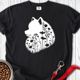 Pomeranian Flowers Premium Tee Gift For Dog Lover