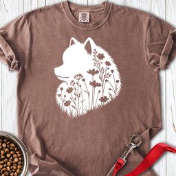 Pomeranian Flowers Premium Tee Gift For Dog Lover