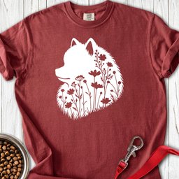 Pomeranian Flowers Premium Tee Gift For Dog Lover