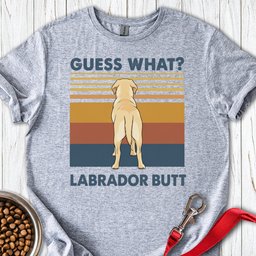 Yellow Lab Butt T Shirt Gift For Dog Lover