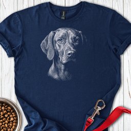 Vizsla Engraved T Shirt Gift For Dog Lover