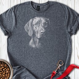 Vizsla Engraved T Shirt Gift For Dog Lover