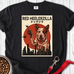Red Heelerzilla Premium Tee Gift For Dog Lover