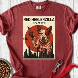 Red Heelerzilla Premium Tee Gift For Dog Lover