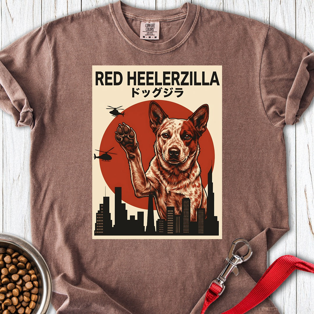 Red Heelerzilla Premium Tee Gift For Dog Lover