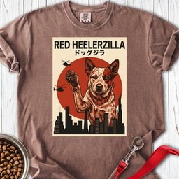 Red Heelerzilla Premium Tee Gift For Dog Lover