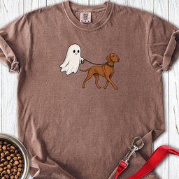 Vizsla Ghost Halloween Premium Tee Gift For Dog Lover