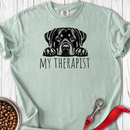 Rottweiler My Therapist Premium Tee Gift For Dog Lover