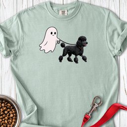 Standard Poodle Ghost Walk 2 Premium Tee Gift For Dog Lover