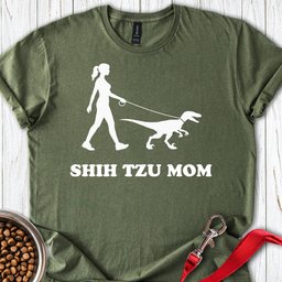 Shih Tzu Mom T Shirt Gift For Mom