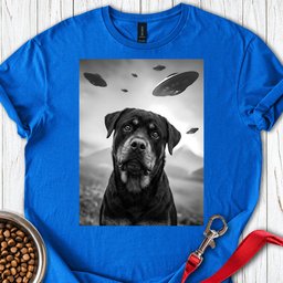Rottweiler Ufo T Shirt Gift For Dog Lover