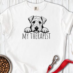 Wheaten Terrier My Therapist Premium Tee Gift For Dog Lover
