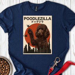 Standard Poodle Poodlezilla Chocolate T Shirt Gift For Dog Lover