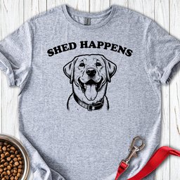 Shed Happens Labrador T Shirt Gift For Dog Lover