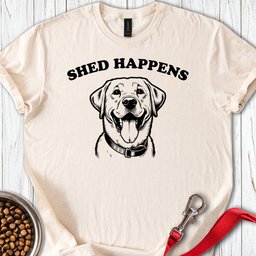 Shed Happens Labrador T Shirt Gift For Dog Lover