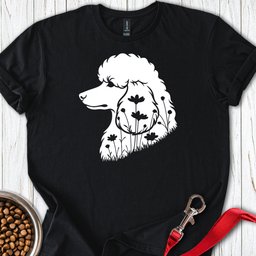 Standard Poodle Flowers 2 T Shirt Gift For Dog Lover