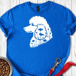 Standard Poodle Flowers 2 T Shirt Gift For Dog Lover