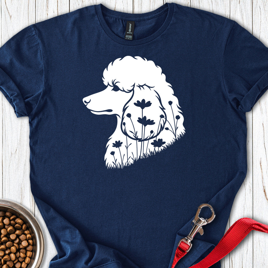 Standard Poodle Flowers 2 T Shirt Gift For Dog Lover