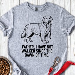 Walking Goldie Father T Shirt Gift For Dad