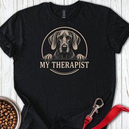 Weimaraner Therapist T Shirt Gift For Dog Lover