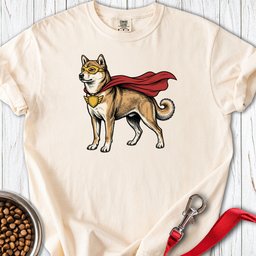 Shiba Inu Superhero Premium Tee Gift For Dog Lover
