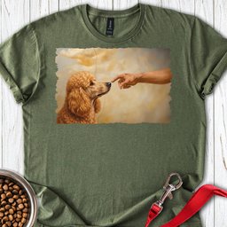 Standard Poodle Creation T Shirt Gift For Dog Lover