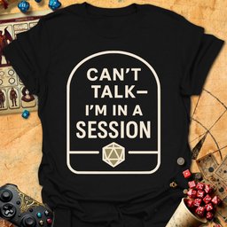 In A Session Tee Gift For Tabletop Gamer