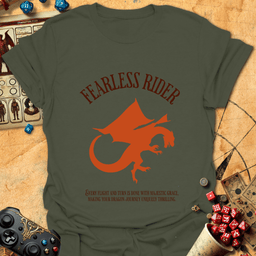 Fearless Rider Tee Gift For Tabletop Gamer