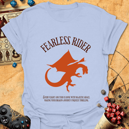 Fearless Rider Tee Gift For Tabletop Gamer