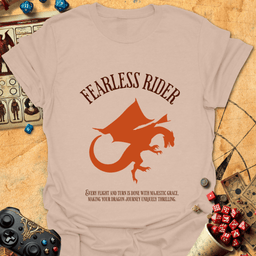Fearless Rider Tee Gift For Tabletop Gamer