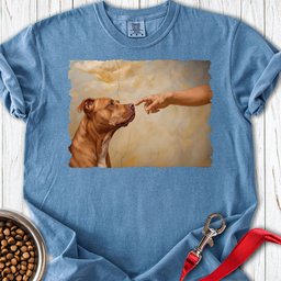 Pitbull Red Nose Creation Premium Tee Gift For Dog Lover
