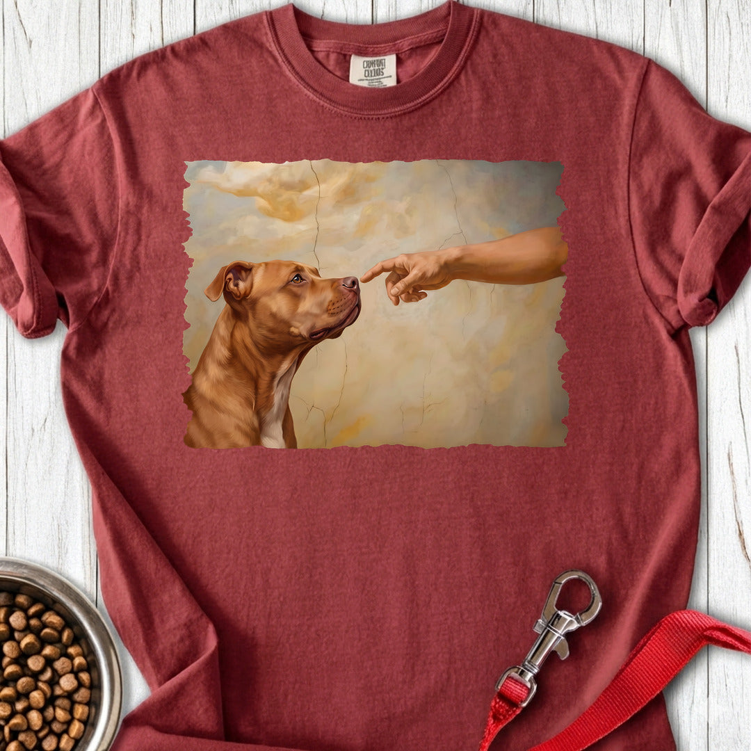 Pitbull Red Nose Creation Premium Tee Gift For Dog Lover