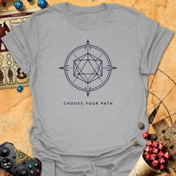 Choose Your Path Tee Gift For Tabletop Gamer