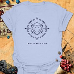 Choose Your Path Tee Gift For Tabletop Gamer