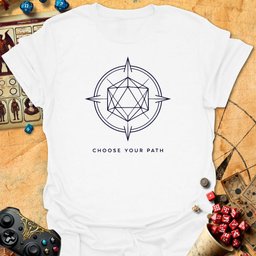 Choose Your Path Tee Gift For Tabletop Gamer